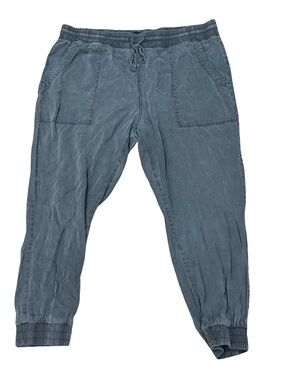 🩶 GAP Women's Gray‎ Utility Jogger Pants Size XL Casual Cargo Utility Pants